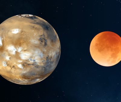 Mars and Moon to play hide and seek on April 17, 2021